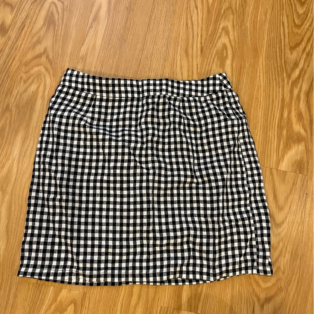 forever21 gingham skirt